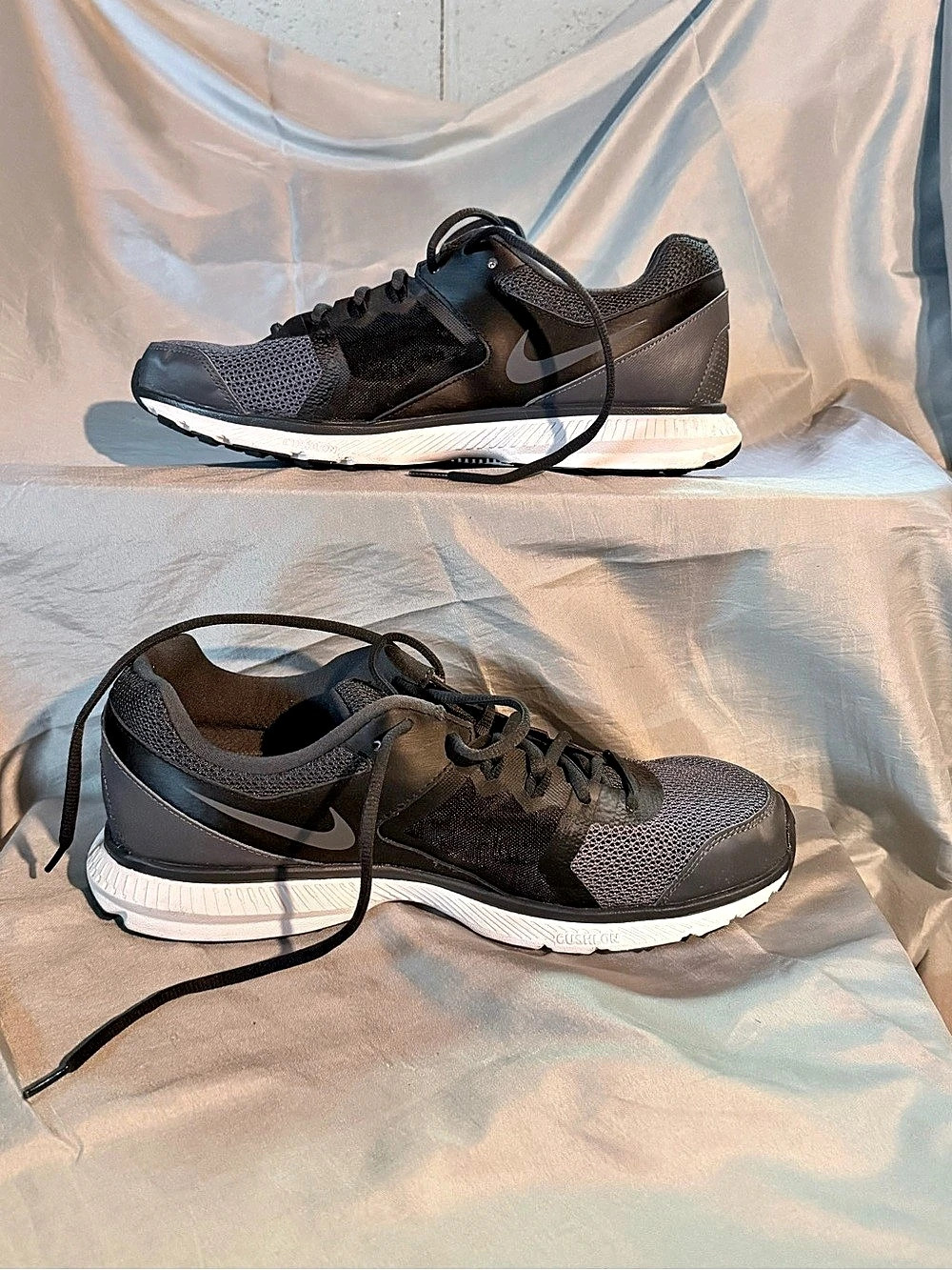 Nike Zoom Winflo Athletic Shoes Black & Gray US 12
